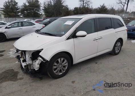 2015 Honda Odyssey Ex-L z USA, uszkodzony, nr VIN 5FNRL5H69FB057036